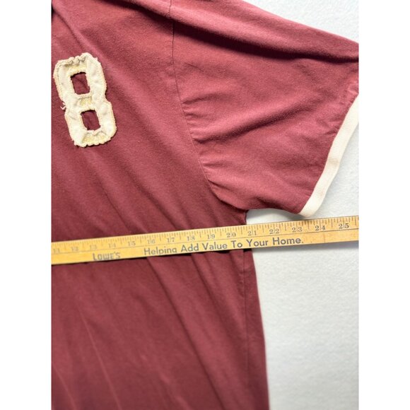 Old Navy Varsity 8 Short Sleeve Polo Slim Fit Maroon Size XL - Picture 7 of 9
